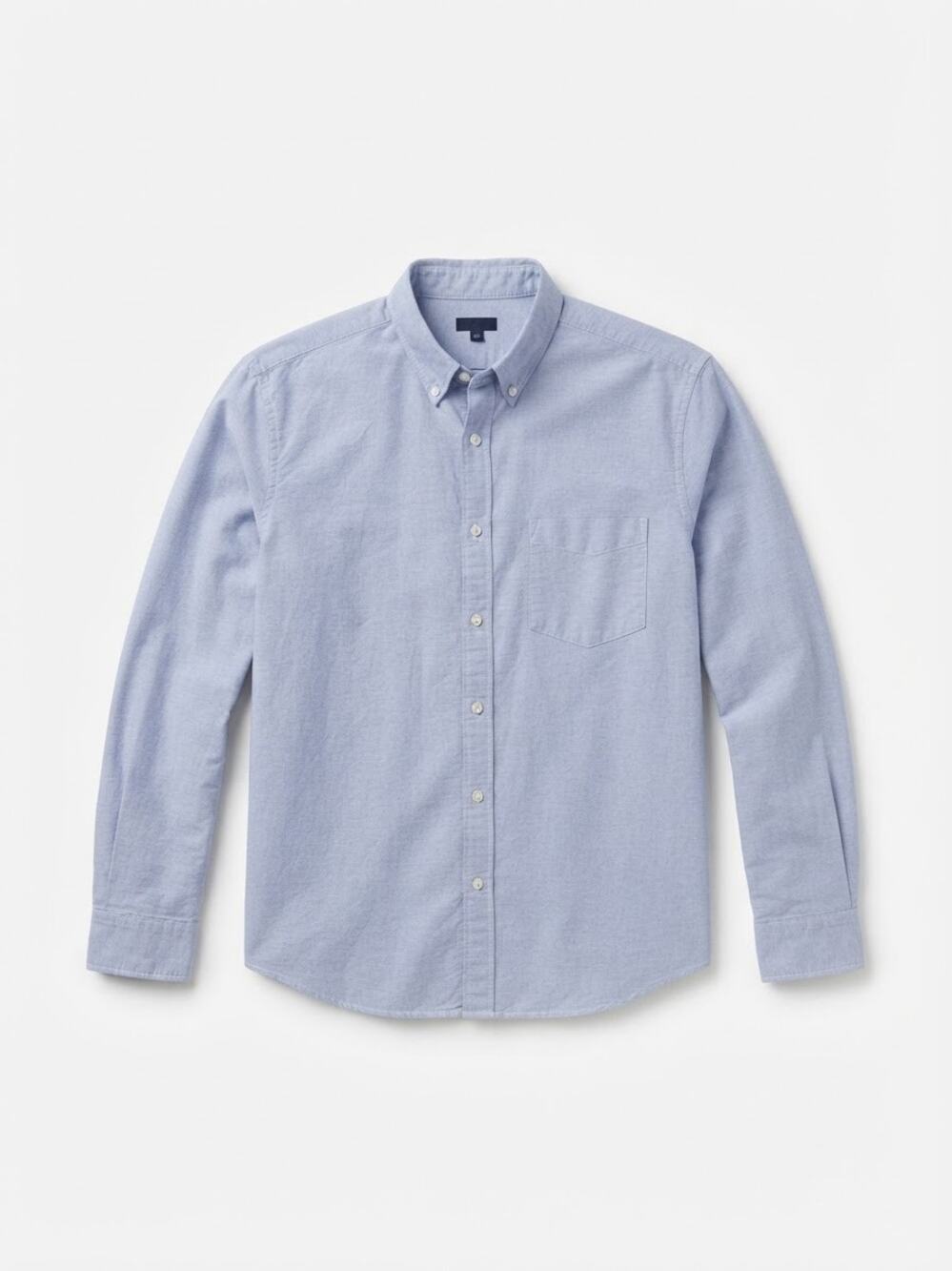 J.Crew Slim Fit Button Down Shirt Blue Oxford Long Sleeve Size XL Smart Casual
